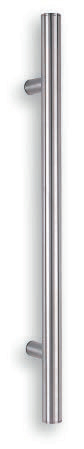 Residential door handles -  Handrail, P10 INOX series (straight supports), stainless steel, brushed