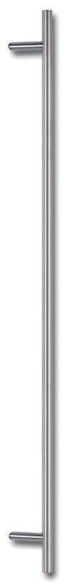 Residential door handles -  Handrail, P45 INOX series (45 degree angle brackets), stainless steel, brushed