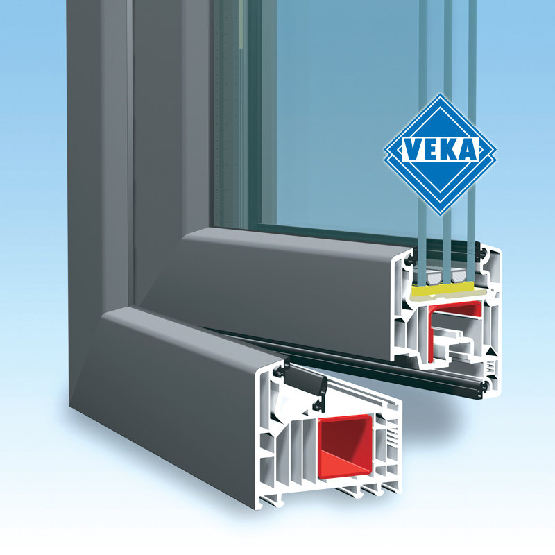 PVC-U windows SOFTLINE 82MD the VEKA system